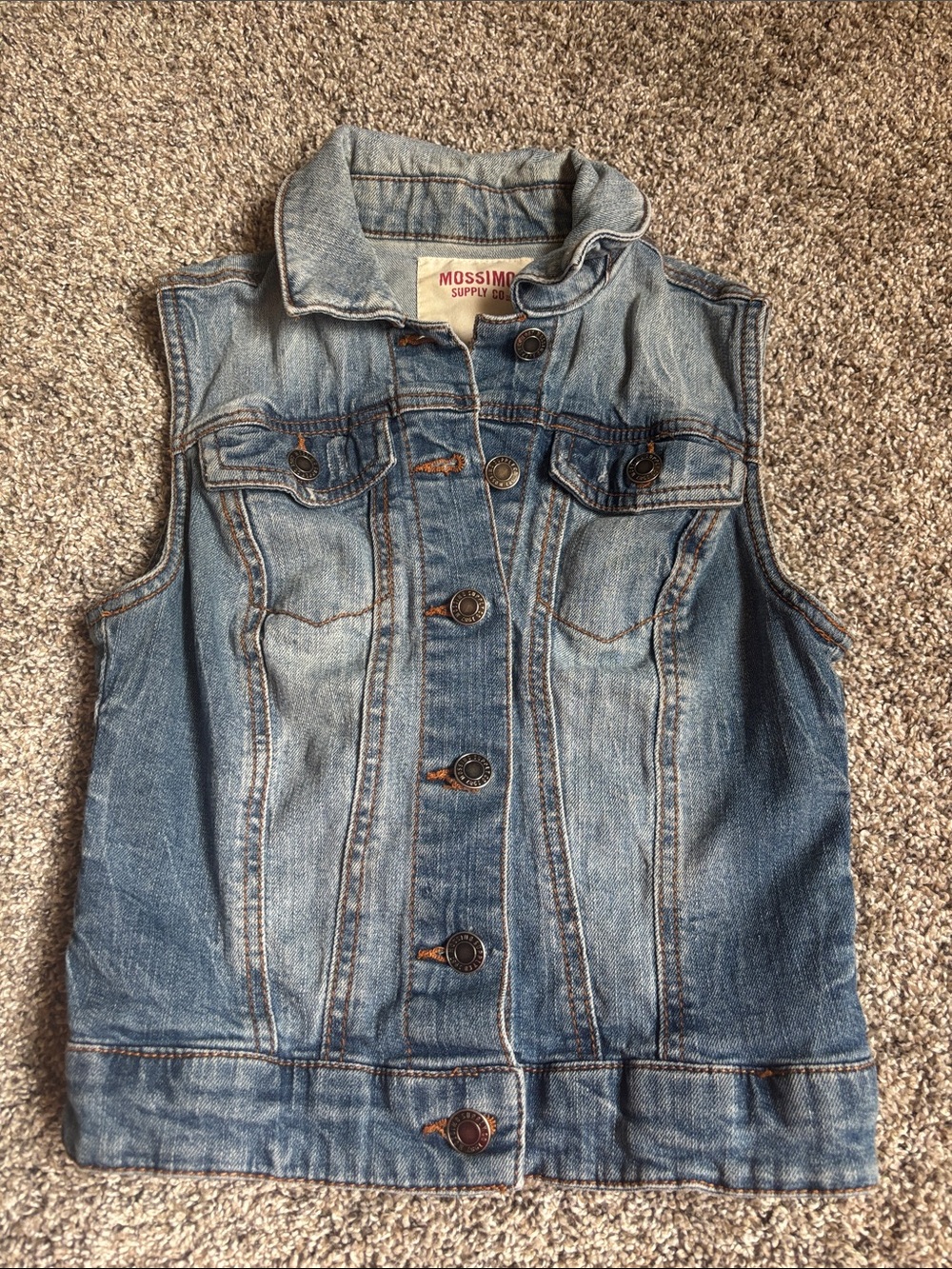 Mossimo Denim Vest - Light Blue Wash